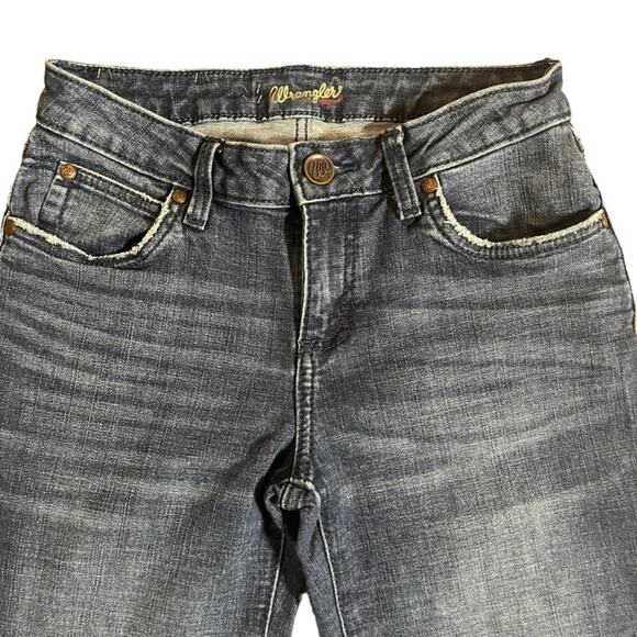 Wrangler Retro Mid Rise Wide Leg Trouser Jeans Womens Long Size 3x34 Country - Picture 4 of 11